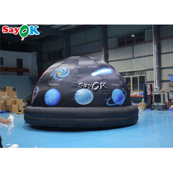 5m Diameter Inflatable Planetarium Black Projection Dome Tent For Science Dispaly