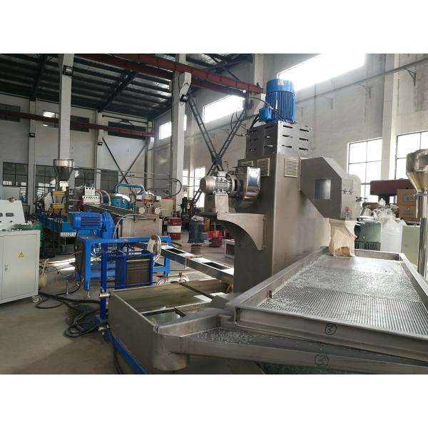 PET Bottle Flakes Pet Granulator Machine Twin Screw Extruder