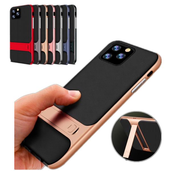 Foldable Finger Grip Phone Case High Clear Shock Absorption Dual Layer