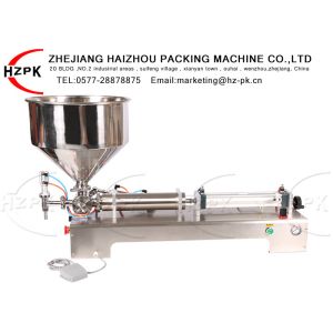 Multipurpose Semi Automatic Paste Filling Machine 10-100ml High Efficiency