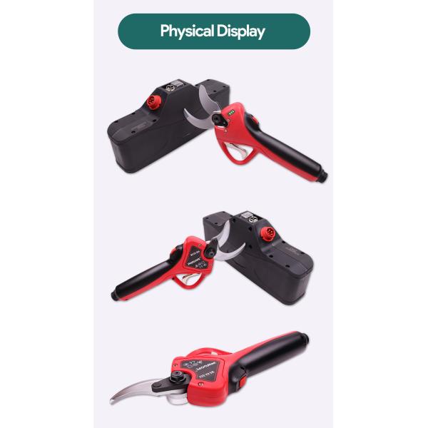 Cordless Garden Cutting Tools Tree Pruners with LED Display and Progressive function For Vineyard And Orchard