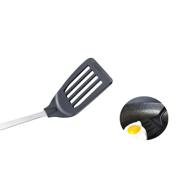 Nylon Kitchen Utensils Set with Rotating Stand and Multi-functional Kitchen Gadgets