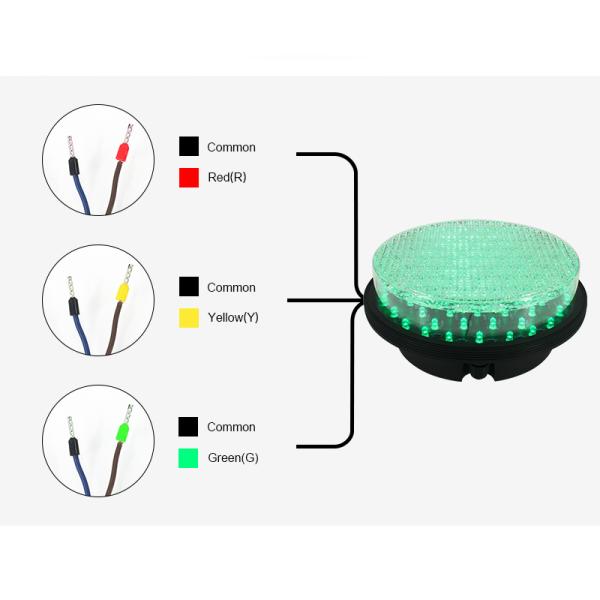 Free Sample High Brightness Mini Intelligent Countdown Timer LED Traffic Light Module 100mm