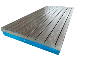 OEM Cast Iron T Slotted Bed Plates Grinding Resistance