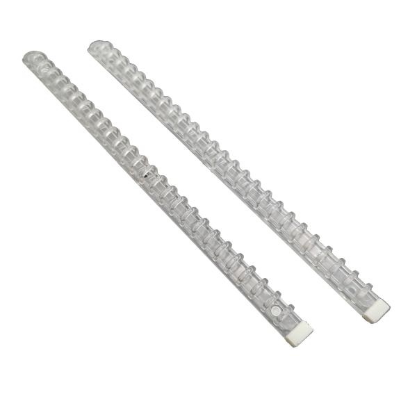 Transparent Plastic Ring Binder 20 Rings Plastic Paper Binder Lightweight