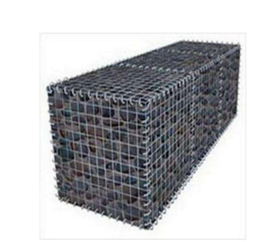 Durable Welded Gabion Box , Silver Retaining Wall Cages Quick Installation