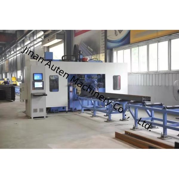 Width Range 150～1250mm CNC H Beam Drilling Marking And Tapping Machine BT40 Spindle Bore Taper