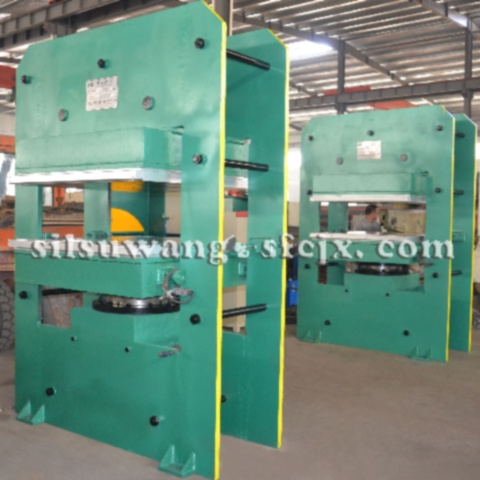 315t Plate Vulcanizing Press with Front and Rear Push Pull Device