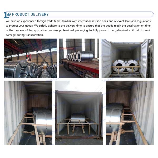 GI Electro-galvanized Hot-dip galvanized big spangle zero small spangle for pipe Light steel Galvanized steel coil