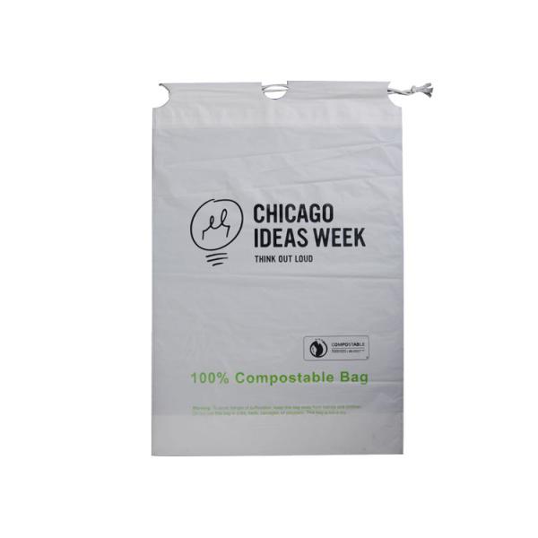 custom printed drawstring sealing gift plastic bag