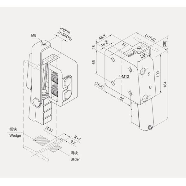 Progressive Elevator Safety Gear – EN 81 Certified Instantaneous Type Lift Safety Device For Elevators
