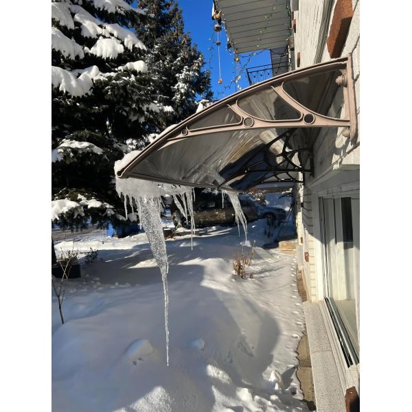Adjustable Extend Length PC Canopy Balcony Awnings Durable Transparent Polycarbonate Sheet Shelter Designed for Outdoor Business