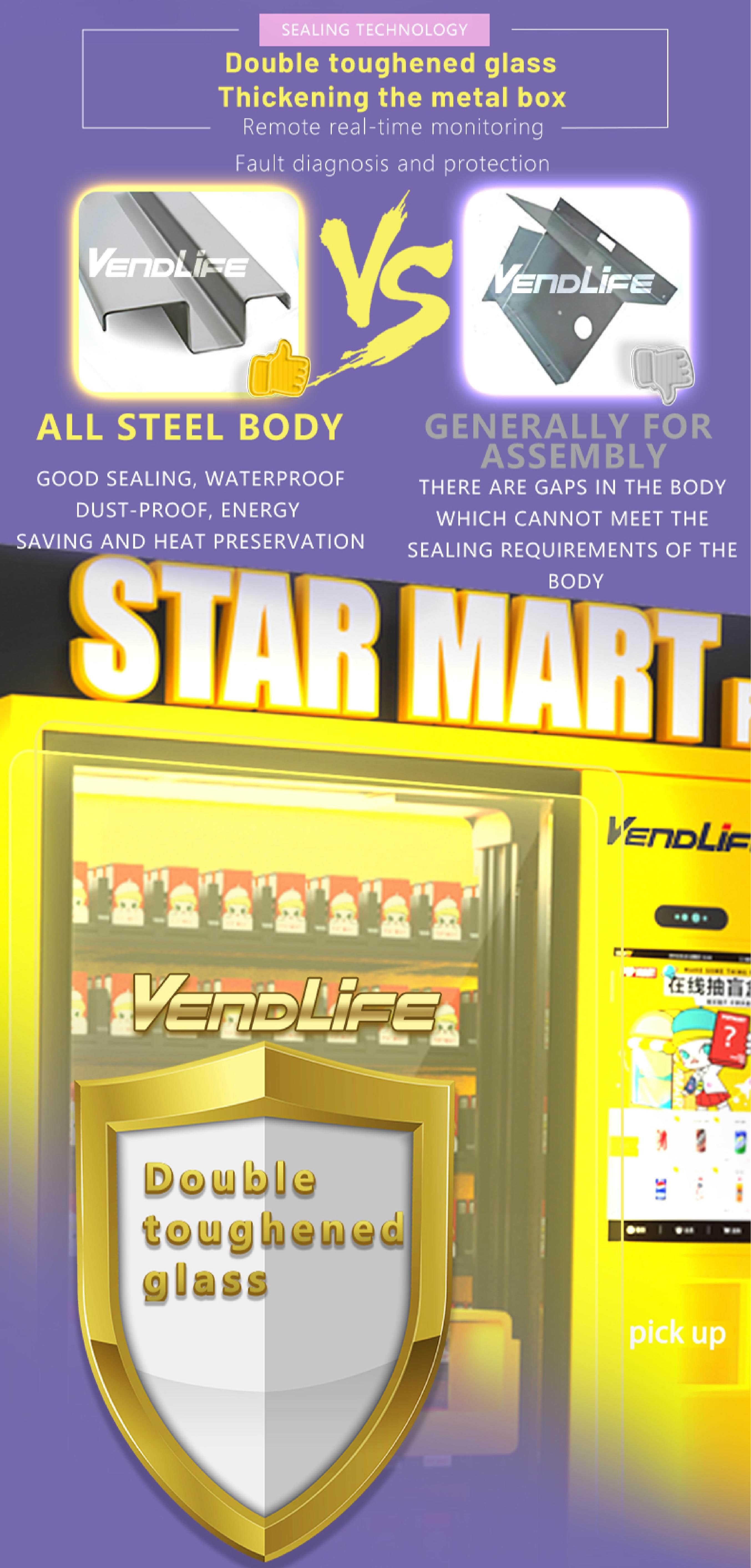 Interactive Mystery Box Vending Machine with Touch Screen, Remote Management and Customizable Display Cabinet for Retail Operators