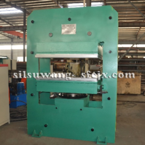 315t Plate Vulcanizing Press with Front and Rear Push Pull Device