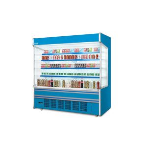 4 Layers Multideck Refrigerator Front Open Upright Drink Chiller