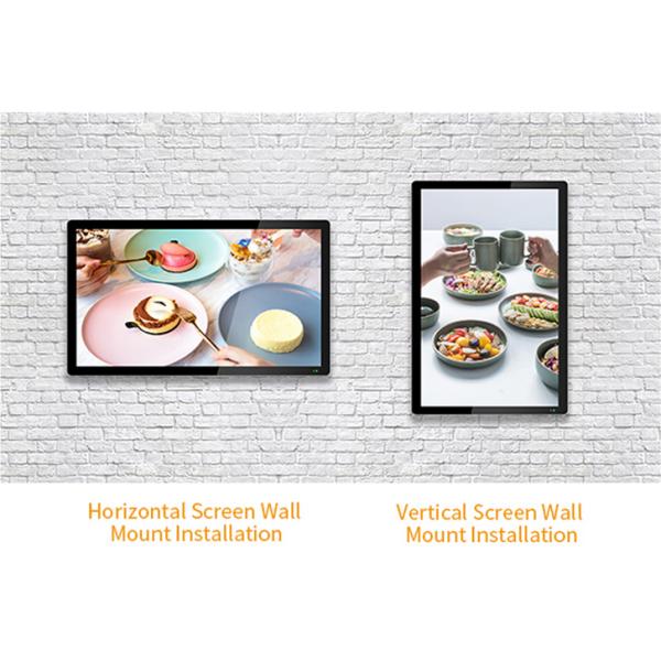 75 Inch Wall Mounted Digital Signage TFT Type 450CD/M2