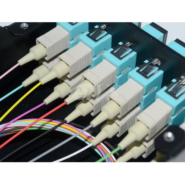 Low Loss Patch Cord Cable 12 Core MM Module Waterproof MPO Adapter Cassette