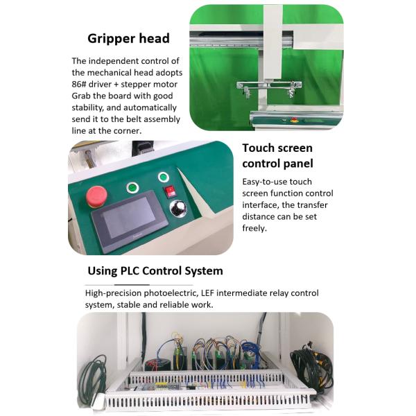 SMT Automatic Robot Arm Transfer machine Belt PCB Linking Conveyor for assembly line