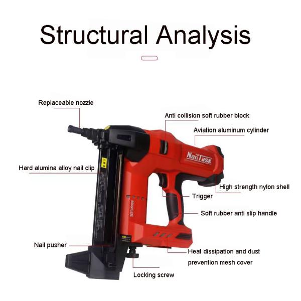 ODM Support Nailtask DCCN 100X2 Guns Machine Nailer Stapler Framing Nailer Battery Nail Gun