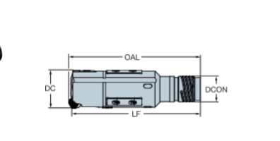60HRC Hardness BTA Drilling Cutting Tool 1000mm Drilling Depth Range