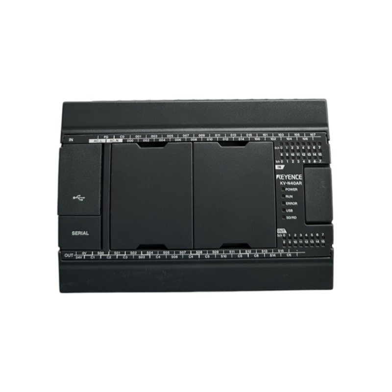 KEYENCE KV-N40ARProgrammable Logic Controller Basic Unit AC Power Type Relay Output