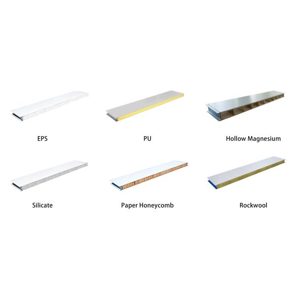 Galvanized Steel PU Polyurethane Insulated Sandwich Panel For Cleanroom Project ISO9001
