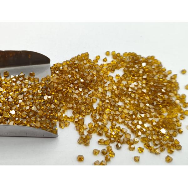HPHT Rough Lab Grown Yellow Diamond 2.8mm 80 Grade For Dressing Tools