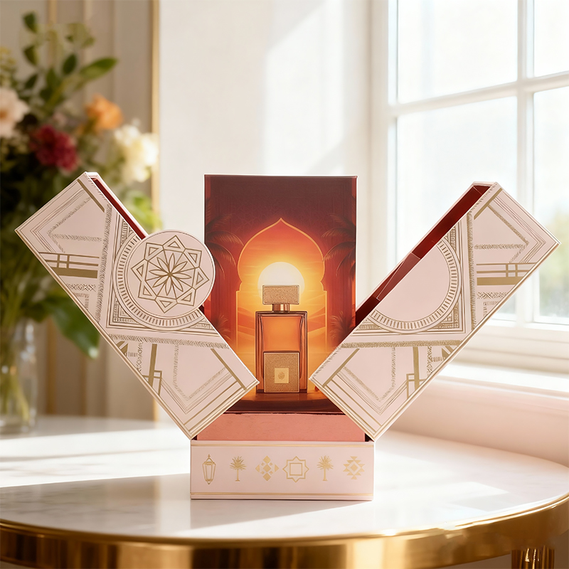 Custom middle eastern perfume gift box