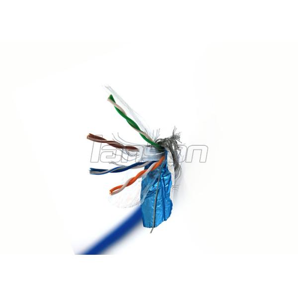 HDPE Insulation Bare Copper PVC LSZH Cat6 SFTP Cable