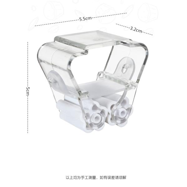 Non Punch Mop Clamp Booth Rack Fixed Clip Hook Bathroom Wash Sets