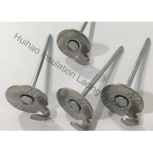 Round Or Rectangular Stainless Steel Lacing Anchors With Hooks