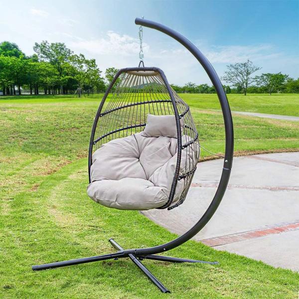 97cm Width Rattan Hanging Egg Chair