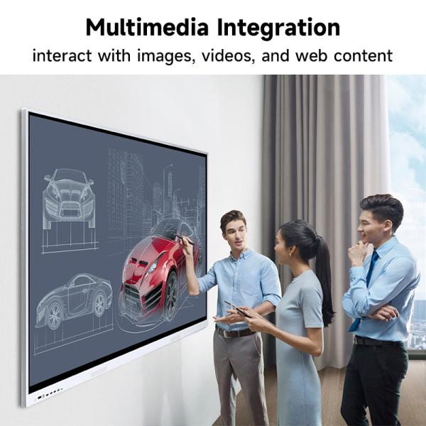 4K Android OPS 55 65 75 86 Inch Multi Touch Screen Digital Boards Interactive Whiteboard Smart Board for School Teaching