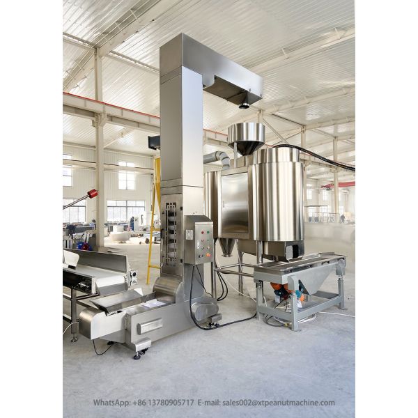 Air blanching machine production line