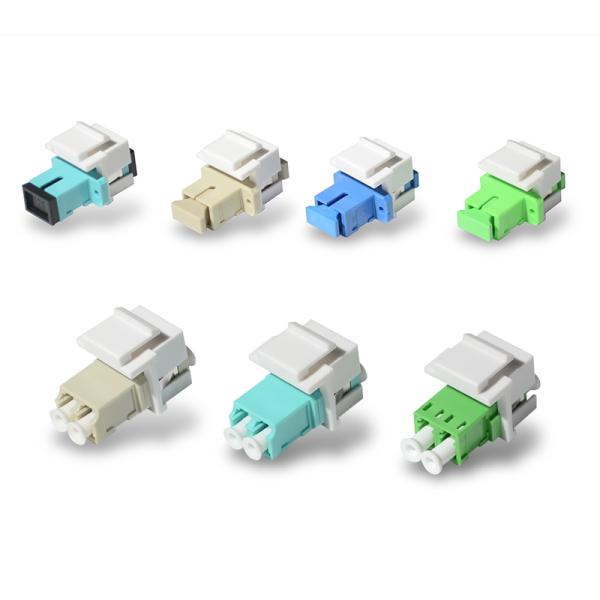 Lc To Lc PC MM SM Simplex Duplex Quad Flangeless Fiber Optic Adapter