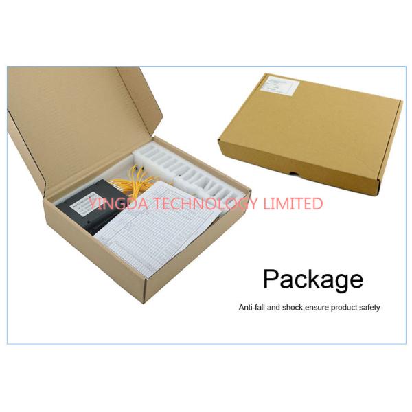 High Precise FTTH Network Passive Optical Splitter Module FC UPC SM 2.0mm