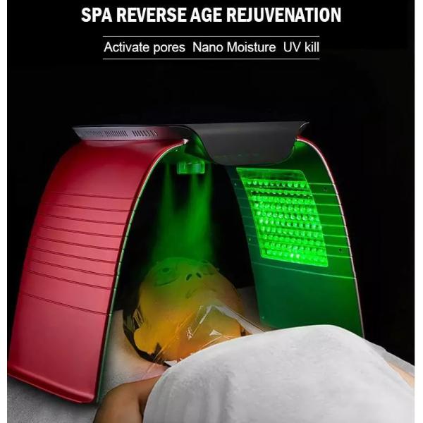 7 Color Led Photon Therapy Machine Hot / Cold Steam