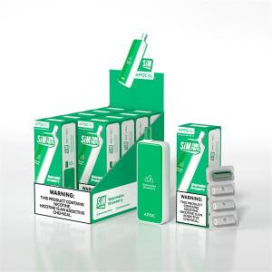 Quality MTL Mouth To Lung Disposable Vape Kit APOC SiM 10 Flavors E Cigarette for sale