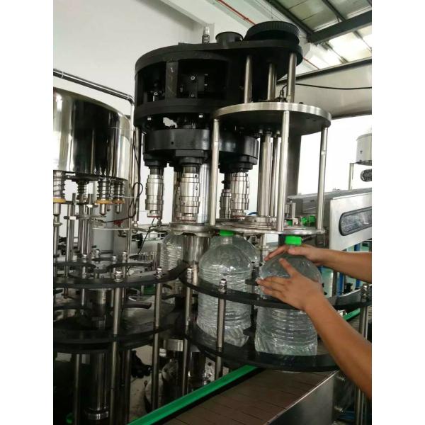 10L 1000BPH Automatic Water Bottle Filling Machine Electric Driven