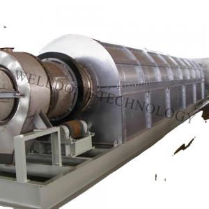 China Fertilizers SUS304 Material Rotary Kiln Dryer With Various Dust Treatment on sale