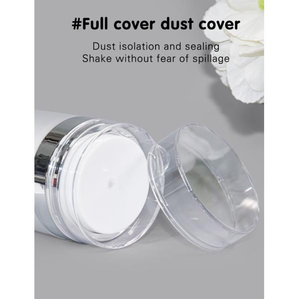 100g Replaceable PP Inner PMMA Outer Airless Jar Lotion Face Cream Jar