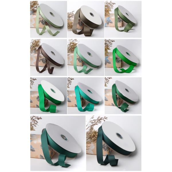 100% Polyester Ribbon Grosgrain Double Face Style Solid Colors 3mm Width Customizable