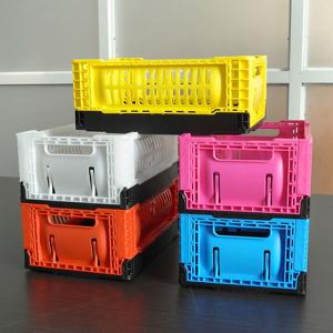 Quality Dairy Uesful Stackable Collapsible Storage Crates Loading 6kg for sale