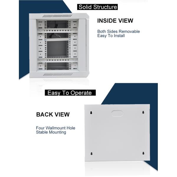 600x600 9u Rack Cabinet ODF Data Center Server Network Cabinets