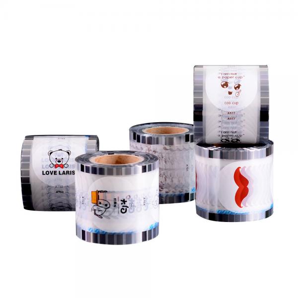 Buy Moisture Proof Cup Sealing Films PP Lidding Bubble Tea Sealing Film at wholesale prices