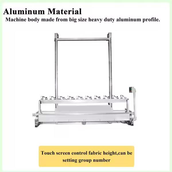 Automatic Home Textile Fabric Cutting Machine With Lightbox 200KG