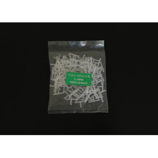 Customized Plastic Tile Spacer Ceramic Cross Spacers For Tiling Installation