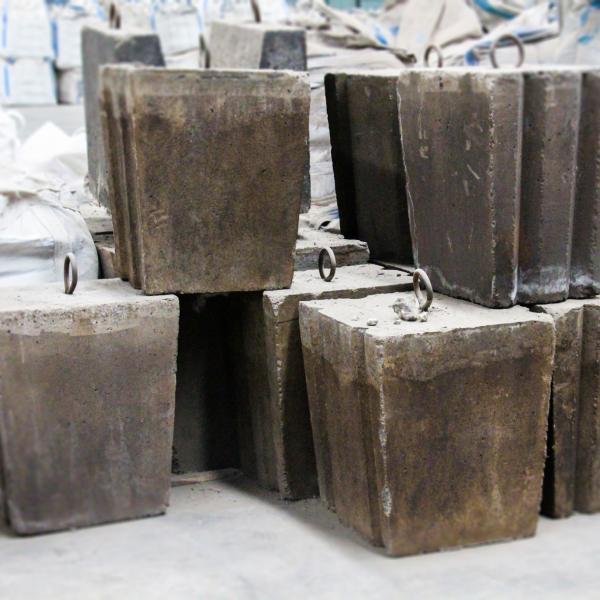 Outlet Molten Iron Groove Precast Concrete Blocks Non - Stick Slag Iron
