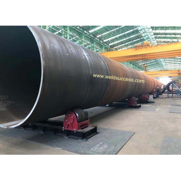 300T Heavy Duty Pipe Welding Rollers Rotator Stands With Bolt Adjustment