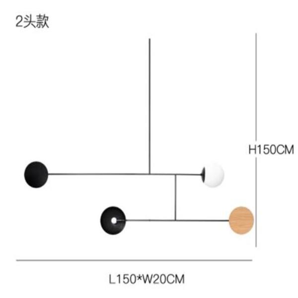 Creative Chandelier Lighting E14 Ceiling Pole Hanging Light Dining room Astro Chandelier(WH-MI-178)